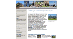 Desktop Screenshot of chiemgauer-alpen.net